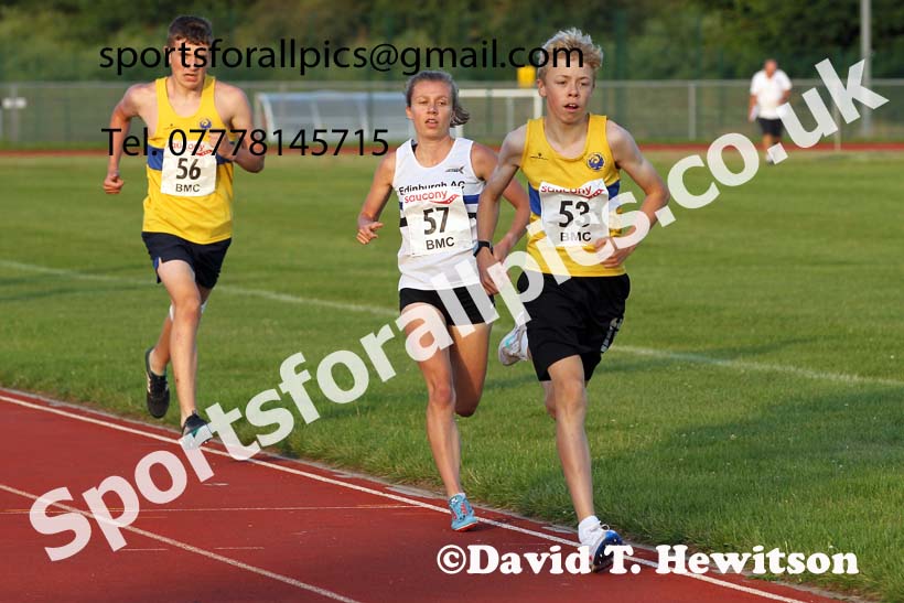 BMC 1500 metres, BMC, Chester le Street, July 19th. Photo: David T. Hewitson/Sports for All Pics